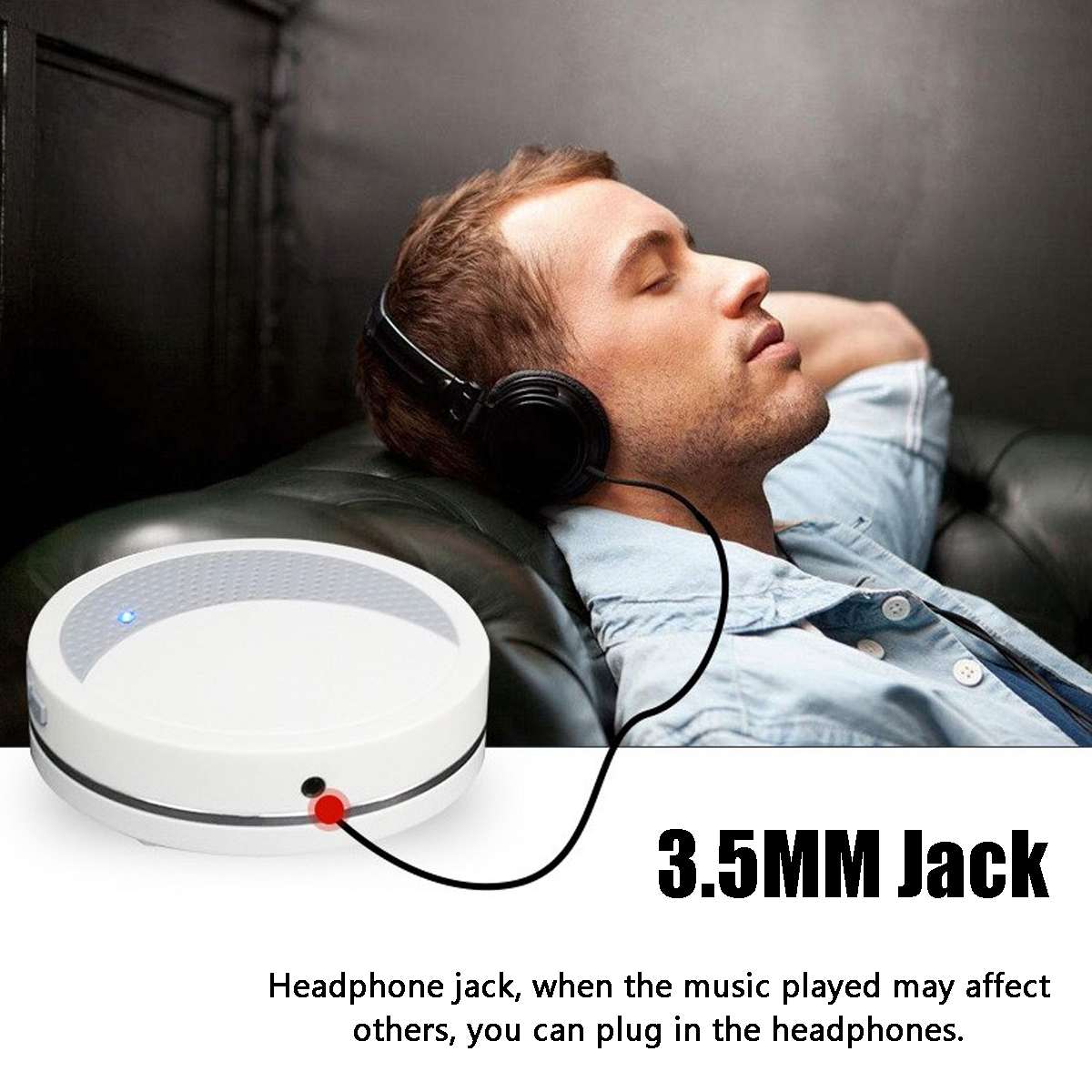 Portable White Noise Sound Machine Baby Light Sleep Therapy Sound Machine with 2 Soothing Sound Baby Sleeping Monitor