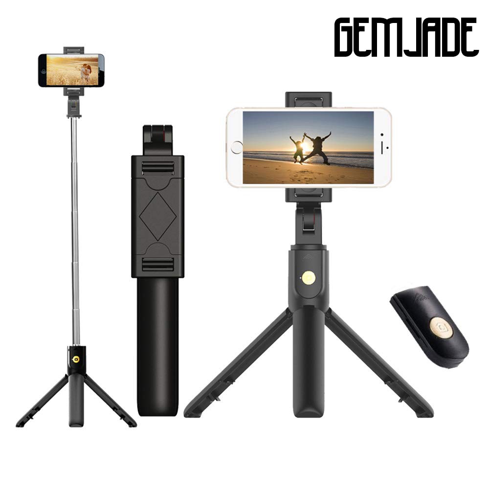 Selfie Stick Treppiede TONEOF 152cm – In Alluminio, Telecomando Wireless, Compatto, Per IPhone E Android, Viola