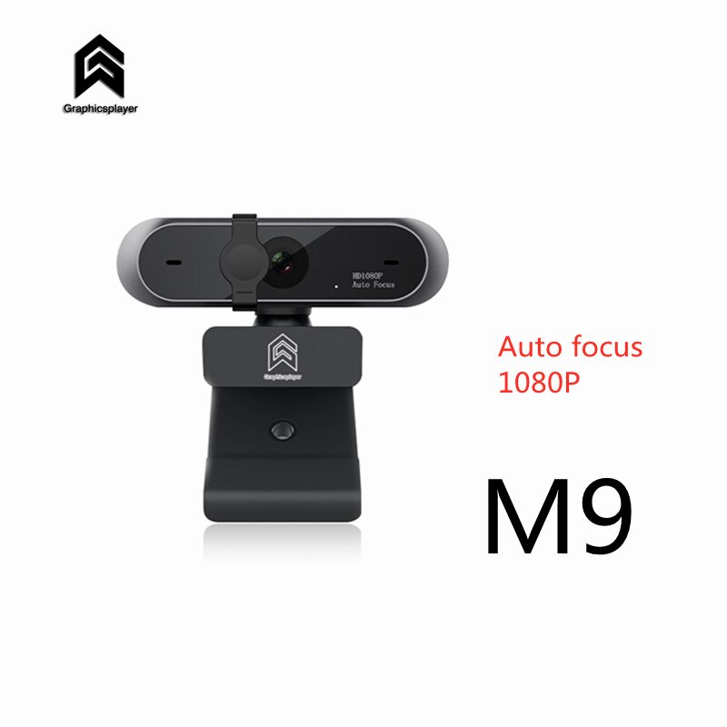 1080P Webcam HD Camera with Built-in HD Microphone 1920 x 1080p USB Video: Graphicsplayer  M9