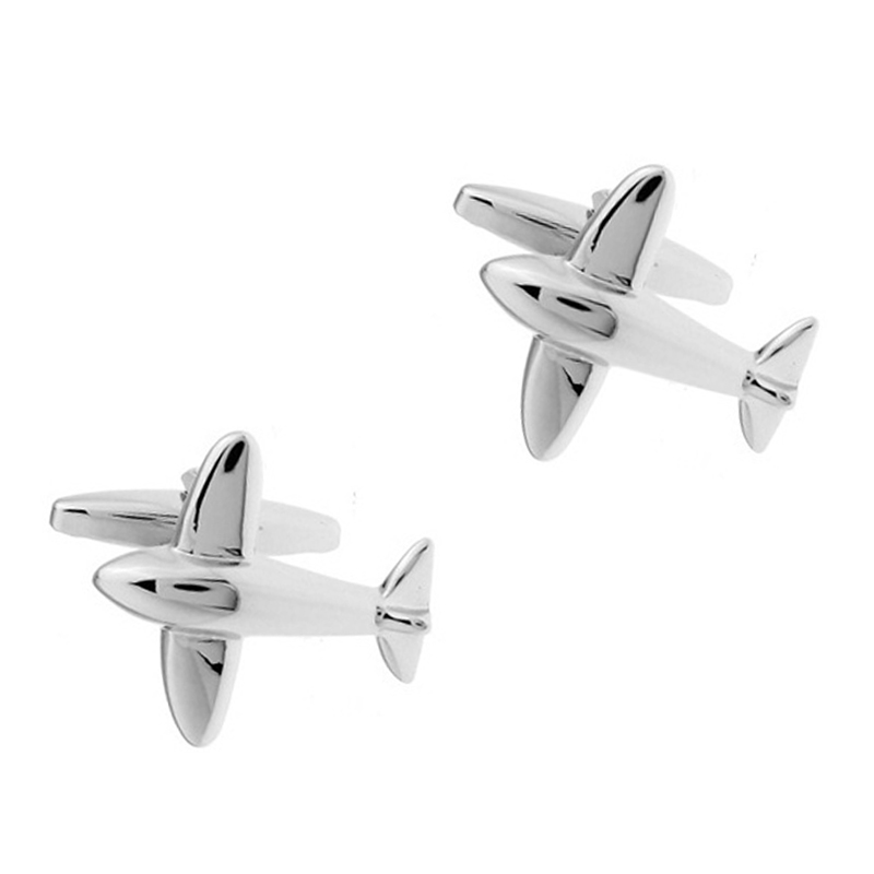 Heiße Verkäufe Lustige Manschettenknöpfe Hemd Manschettenknöpfe flugzeug Manschettenknöpfe flugzeug Cufflings Männer Schmuck Tropfenverschiffen 200