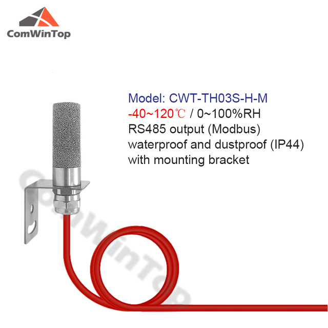 RS485 Modbus Water Proof Temperature Humidity Sensor Probe: Blue