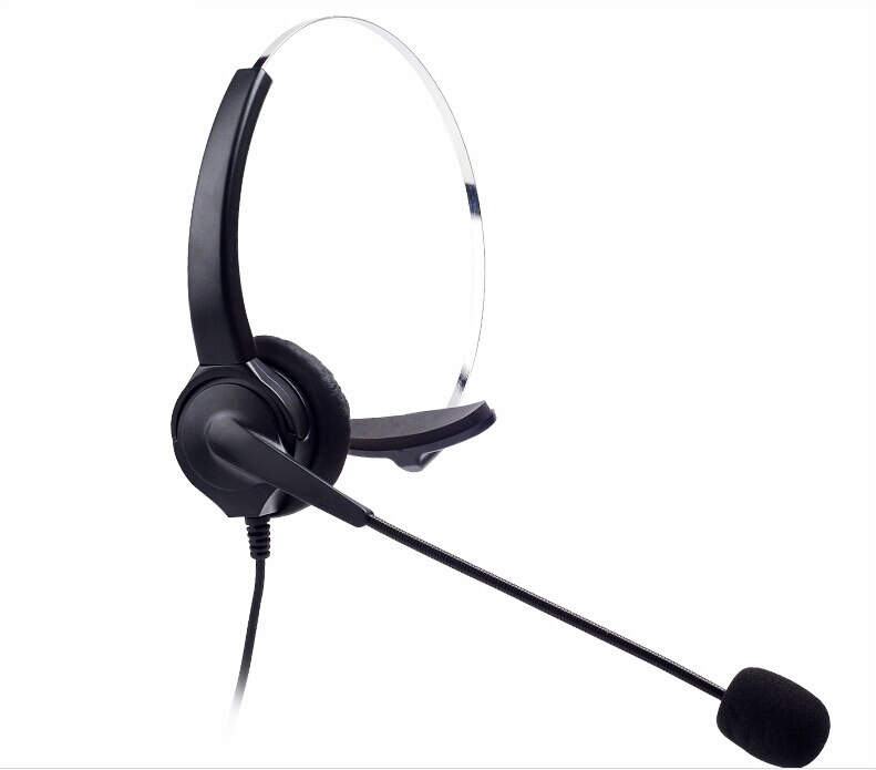 Draadgebonden Telefoon Headset Rj9 Voor Vaste Telefoons Call Center Noise Cancelling Telefoon Headset Mono Call Centere Headset