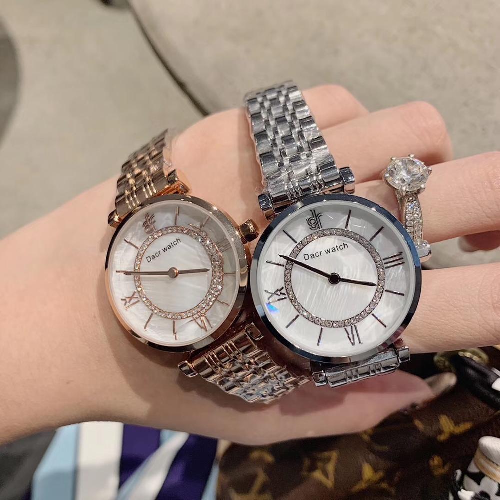 Damesmerk neutrale horloges romeinse cijfers armbandhorloge zakelijk kleding polshorloge kwarts waterdicht dameshorloge