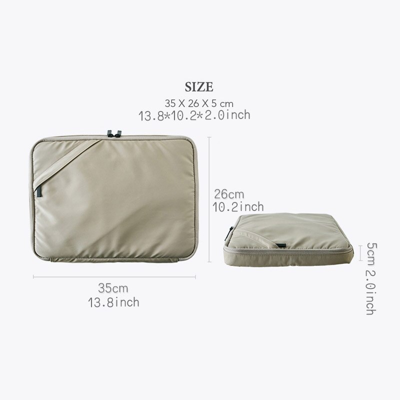 Herr handväska dokumentväskor portföljer 13 tums ipadelectronic datalinje arrangör påse kontorsväska kvinnors resetillbehör