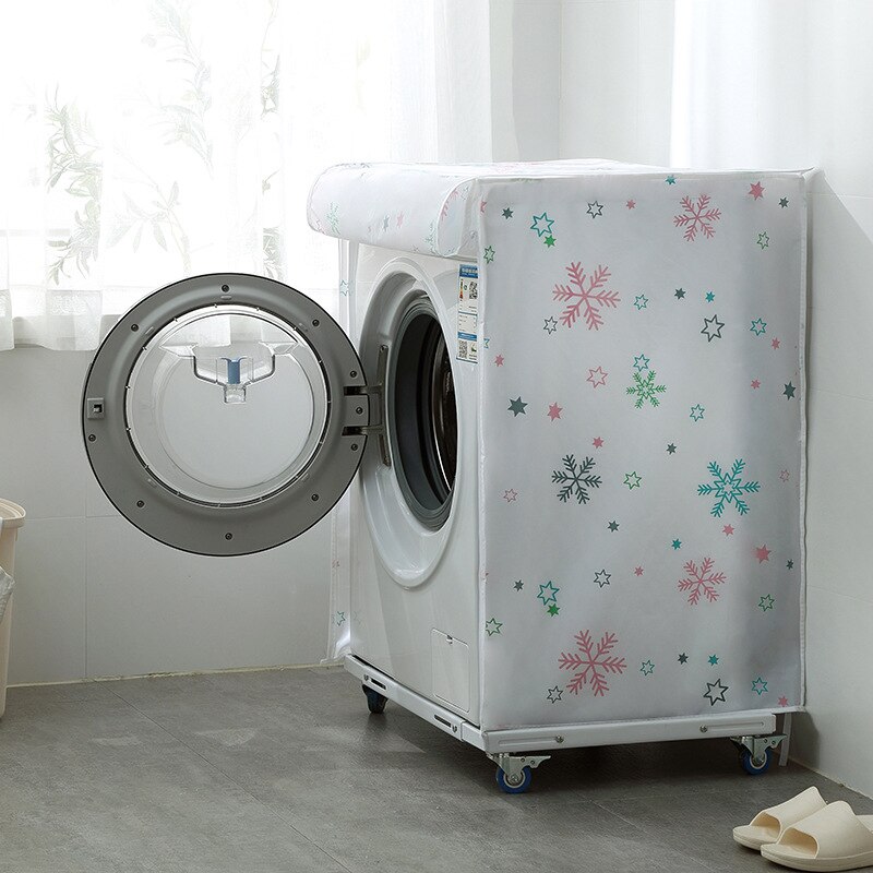 Husholdningsvaskemaskine opbevaring støvdæksel vaskemaskindæksel apparat vandtæt beskyttelsesdæksel  wf10161015