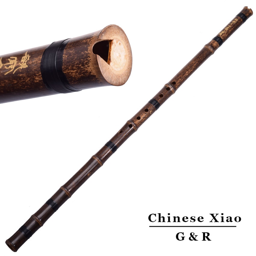 Chinese Vertical Bamboo Flute 8 Holes Xiao Accurately Tuned Chromatic Musical Instrument G/F Key Dong Xiao For Beginners Flauta
