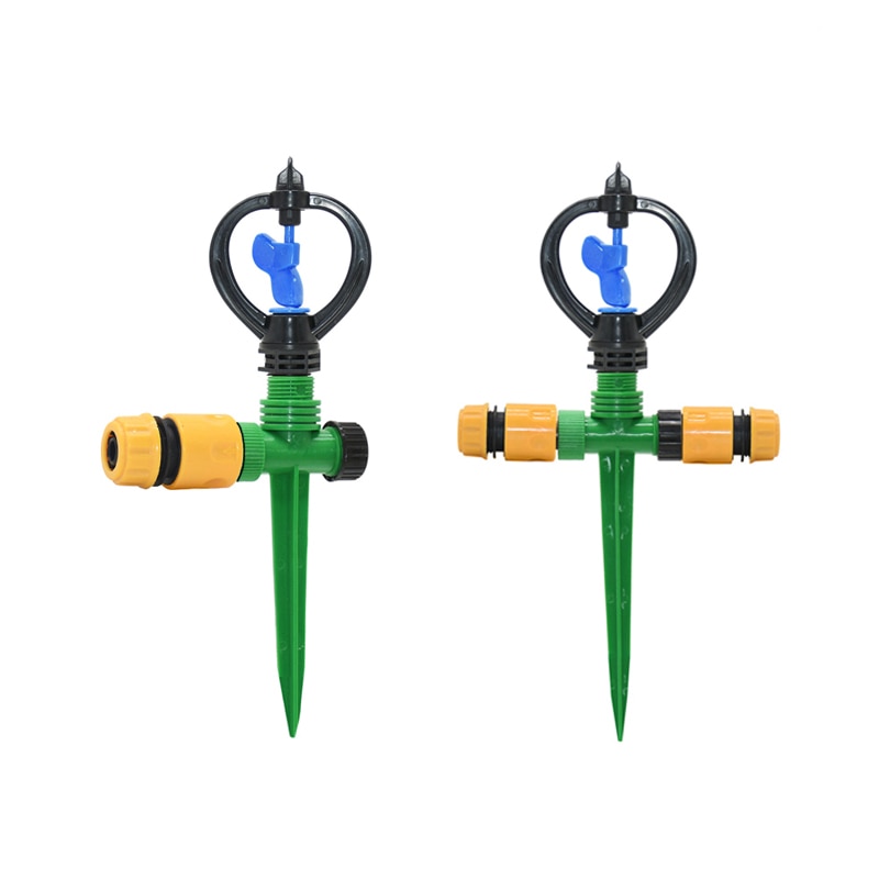 Garden farm irrigation sprinkler With support 360 degrees Rotary Lawn Sprinklers Garden Gardening Water watering 1PC