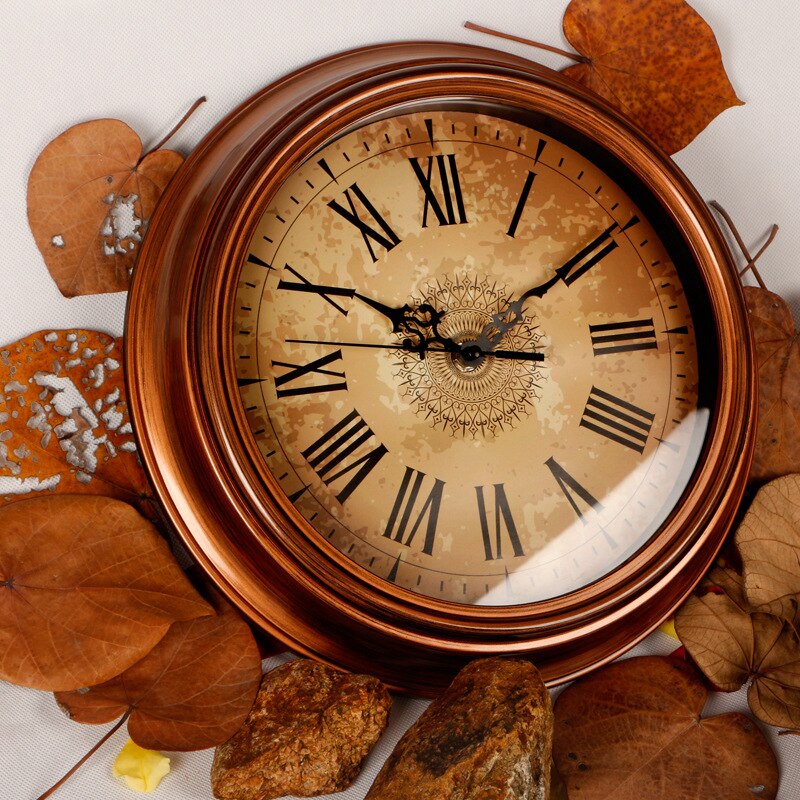 Reloj de pared Digital romano Retro/aguja antigua grande/reloj de pared de cuarzo Vintage/reloj de pared silencioso para decoración del hogar, el mejor