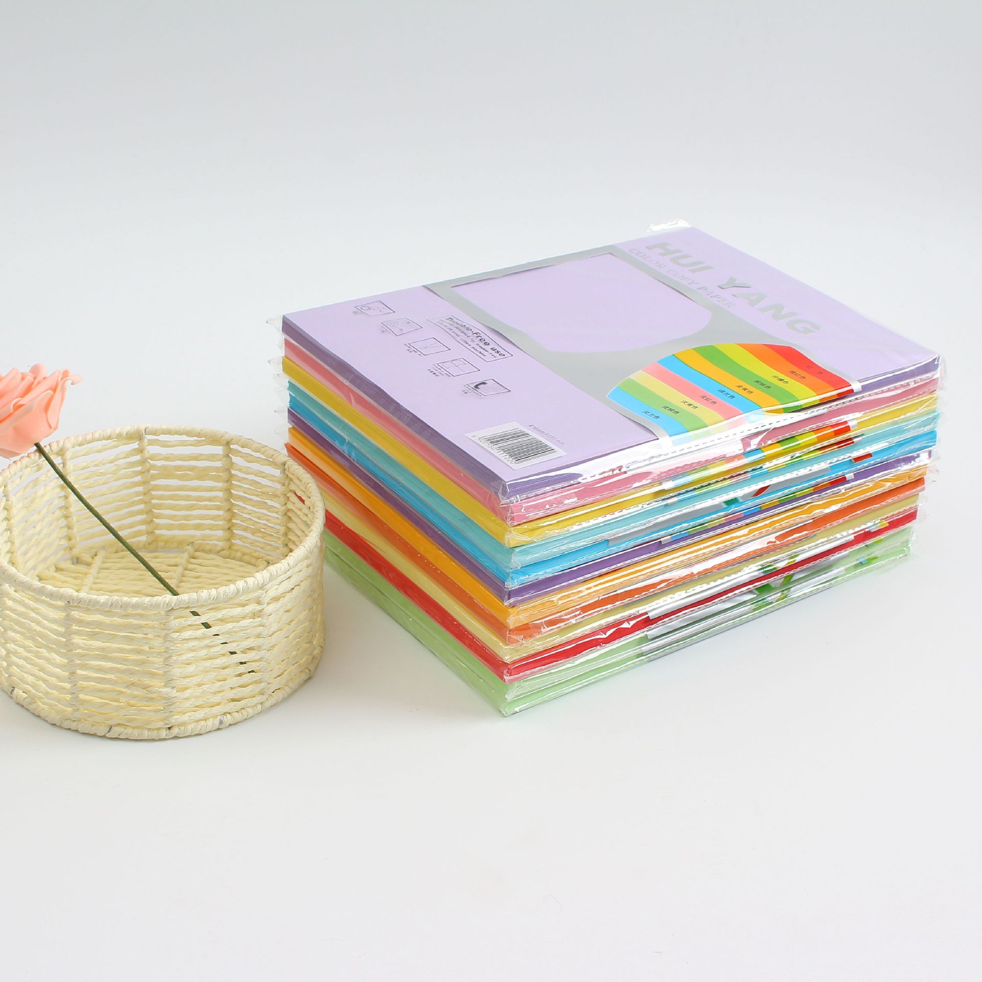 100Piece A4 colorful Craft paper copy paper printing paper DIY origami paper material