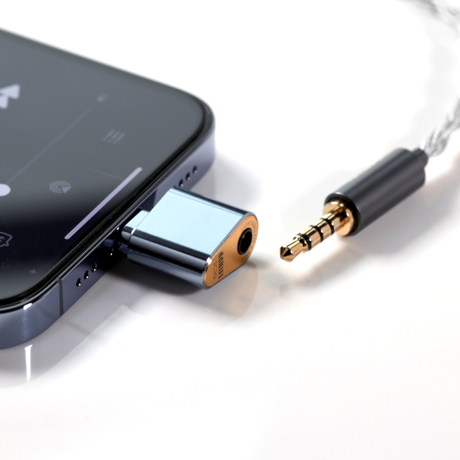 DD ddHiFi TC35i (2022) Light-ning to 3.5mm Headphone Adapter for iPhone, C101 DAC Chip, Supports 24-bit 48kHz Lossless Decoding