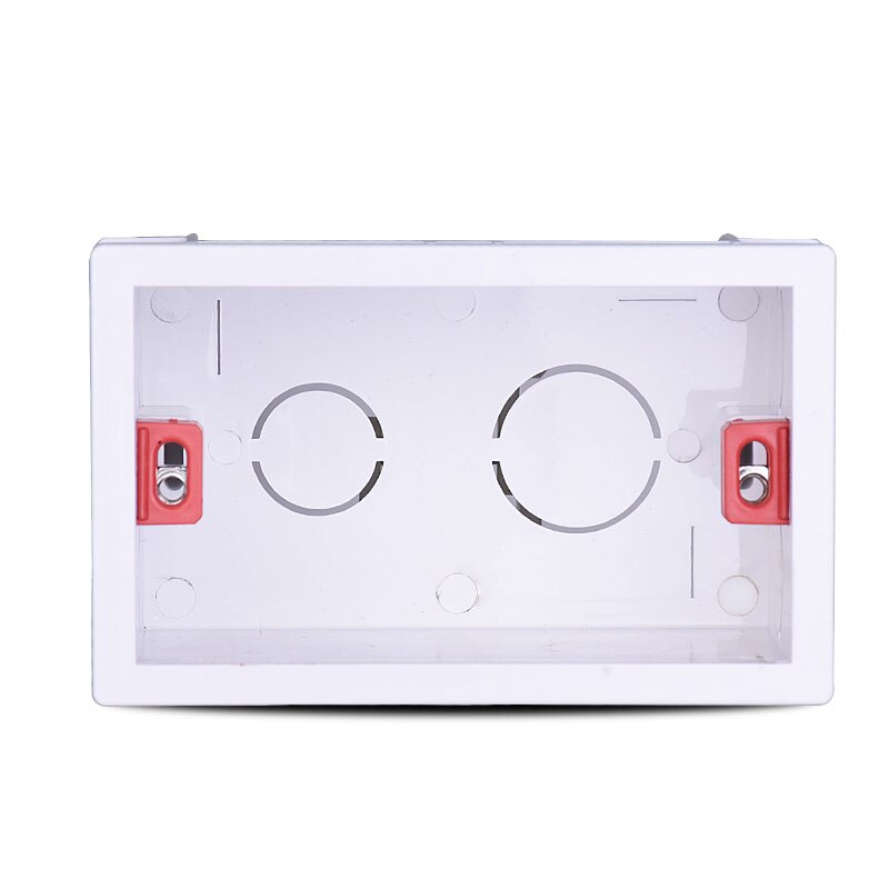 ANDELI Wall Mounting Box Internal/Surface Cassette White Box 106*66mm US Standard Switch and Socket