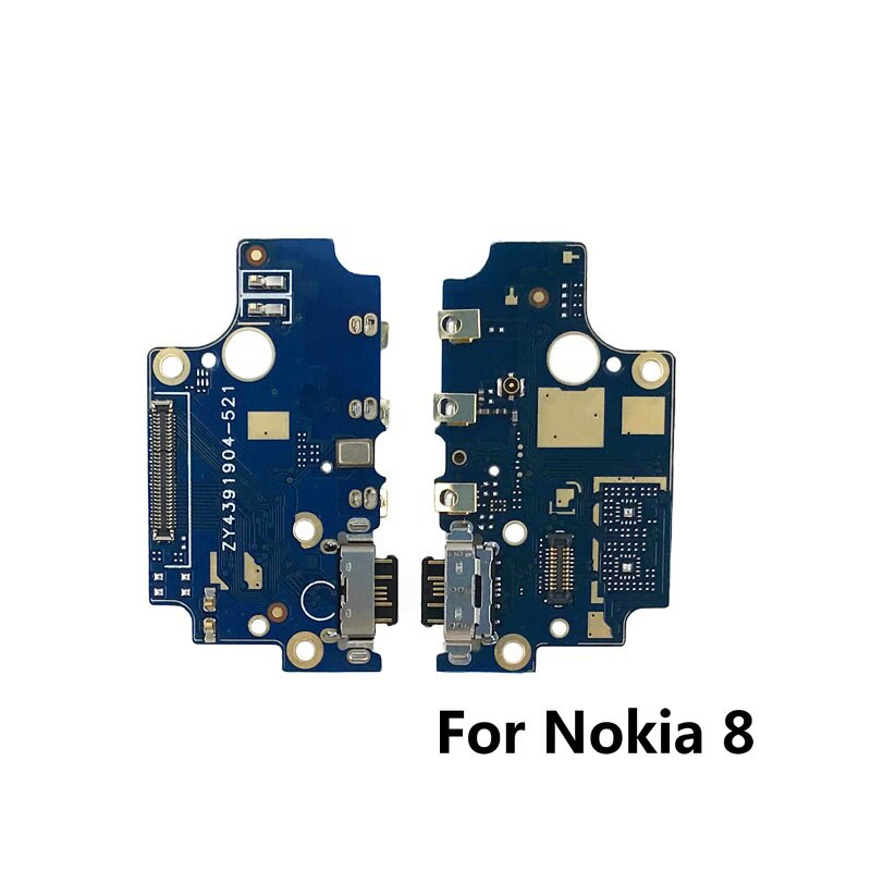 Carte de prise usb pour chargeur nokia 2 2.1 3 3.1 plus 5 5.1 6 6.1 7 7.1 plus 8, pièces de rechange pour module de port usb de charge: Pour nokia 8