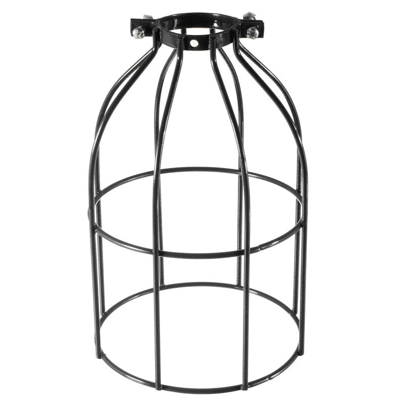 Smuxi Lampe Abdeckungen Jahrgang Stahl E27 Birne Schutz Klemme Auf Metall Lampe KäFeige retro Müer Licht Industrielle Anhänger Lichter