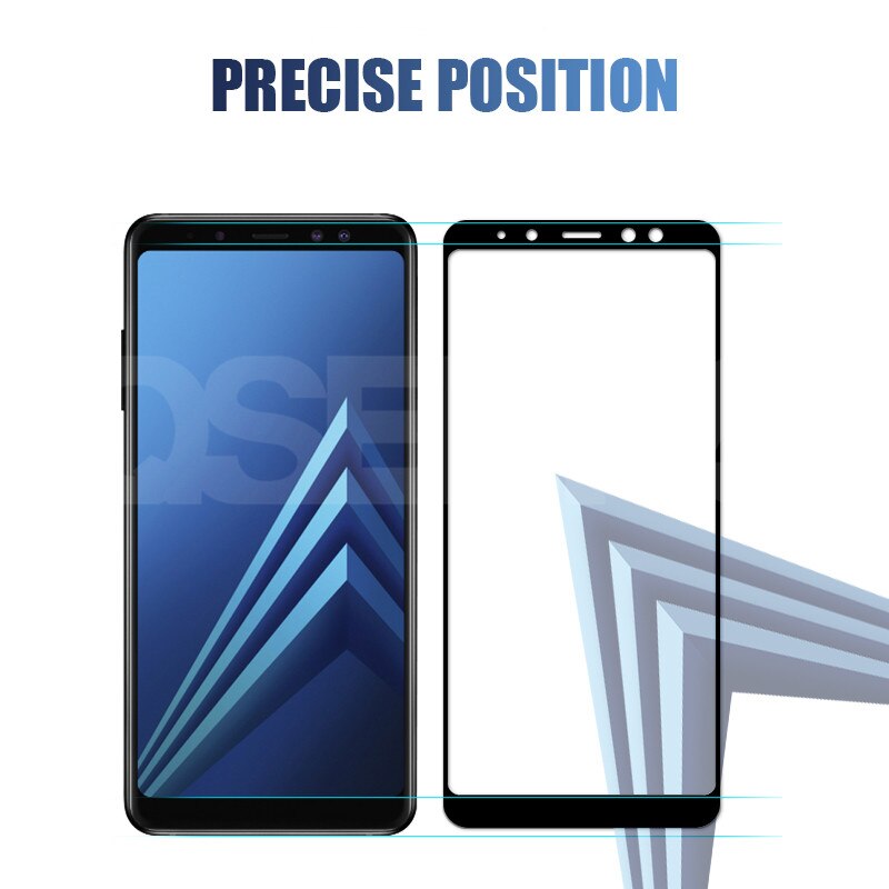 9D Beschermende Glas Op De Voor Samsung Galaxy A5 A7 A9 J2 J8 A6 A8 J4 J6 Plus gehard Glas Screen Protector Film