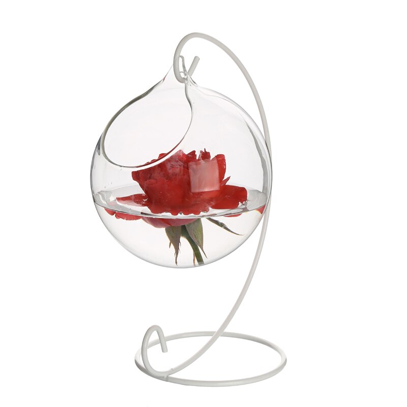 Boule transparente suspendue au mur, pot de fleurs, Vase de plantes, réservoir de poisson, conteneur de Terrarium, bouteille en verre pour décoration de jardin
