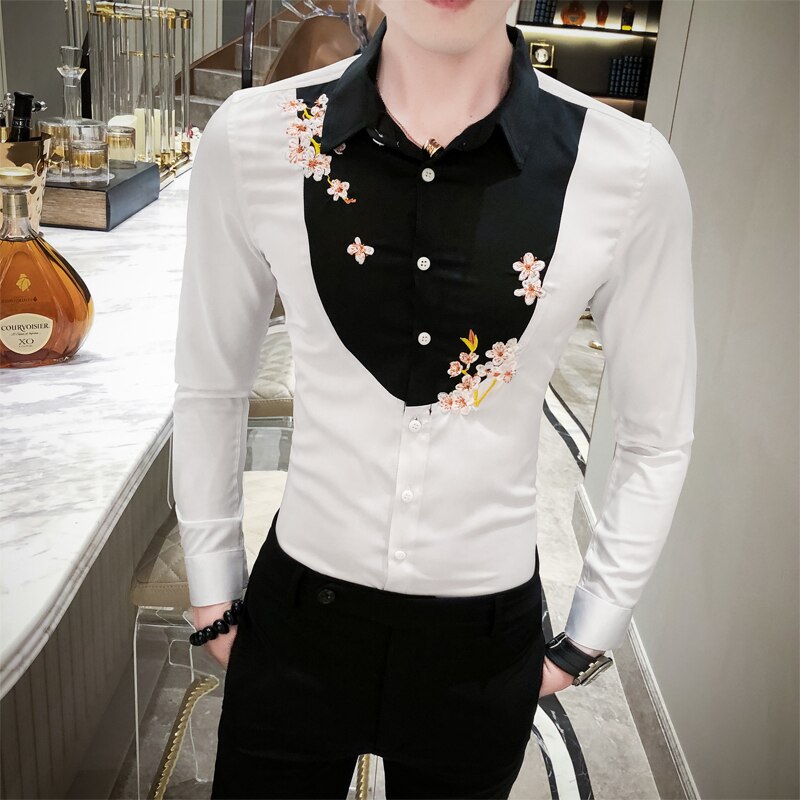 Man's Vintage Bloemen Shirt Mannen Strand Casual Shirts Man Man's Vintage Bloemen Shirt Mannen Strand Casual Shirts Man