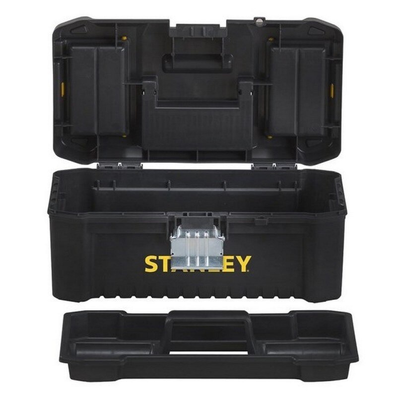 STANLEY STST1-75521 - Caja de herramientas de plastico 19 pulgada - 48cm con cierres de metal