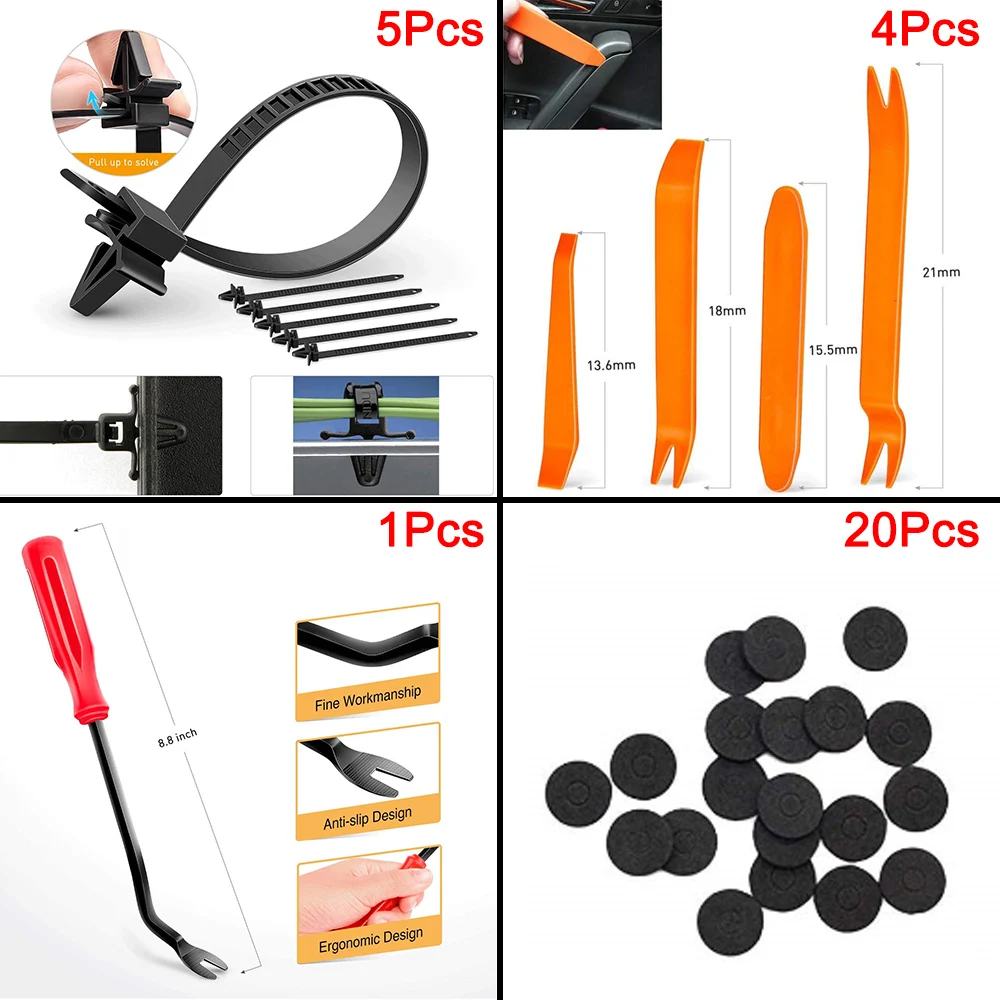 Auto Stoßstange Halter Clips Kunststoff Nieten Kabelbinder Verschluss Entferner Bausatz Auto Fender drücken Stift Niet Tür trimmen Tafel Clips Werkzeuge