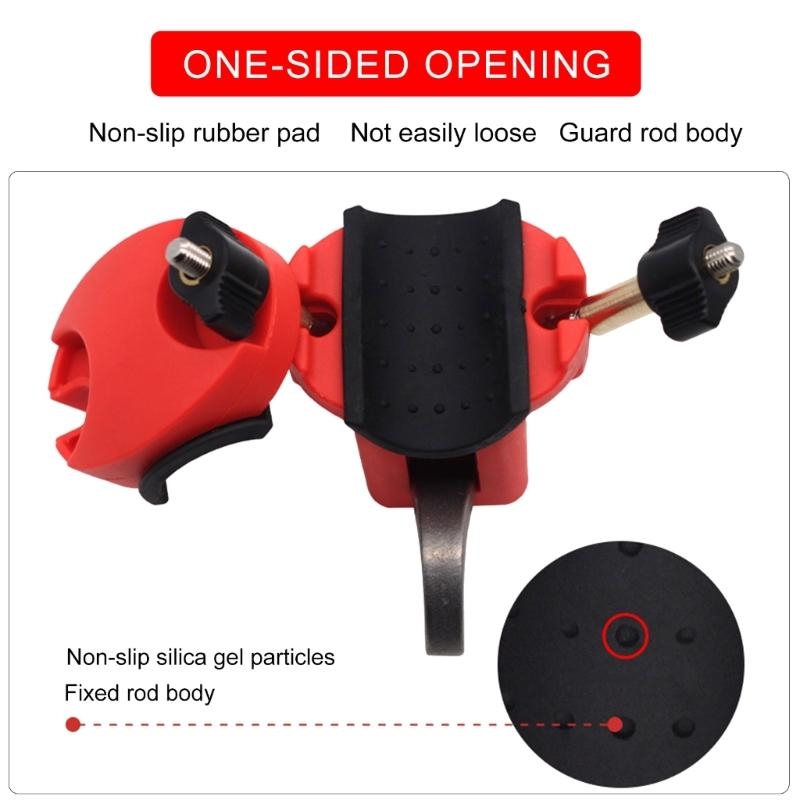 Fiskestangsholder rustfrit stål fiskestangsbeslag både fiskestangklemmeholder både monteringsbeslag