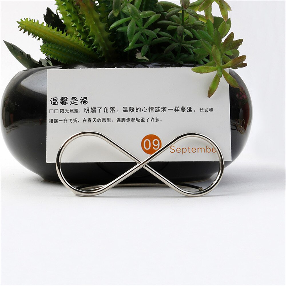 Metal Wedding Table Number Holder Stands Name Seating Labels Placecard Photo Picture Cards Display Stand for Anniversary Party