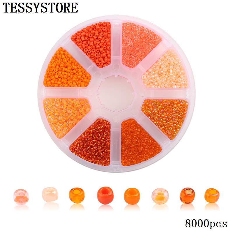 Tessystore Box Set 2Mm Glas Zaad Kralen Tsjechische Charm Crystal Spacer Glazen Kralen Voor Sieraden Maken Ringen Diy Handgemaakte accessoires: A379