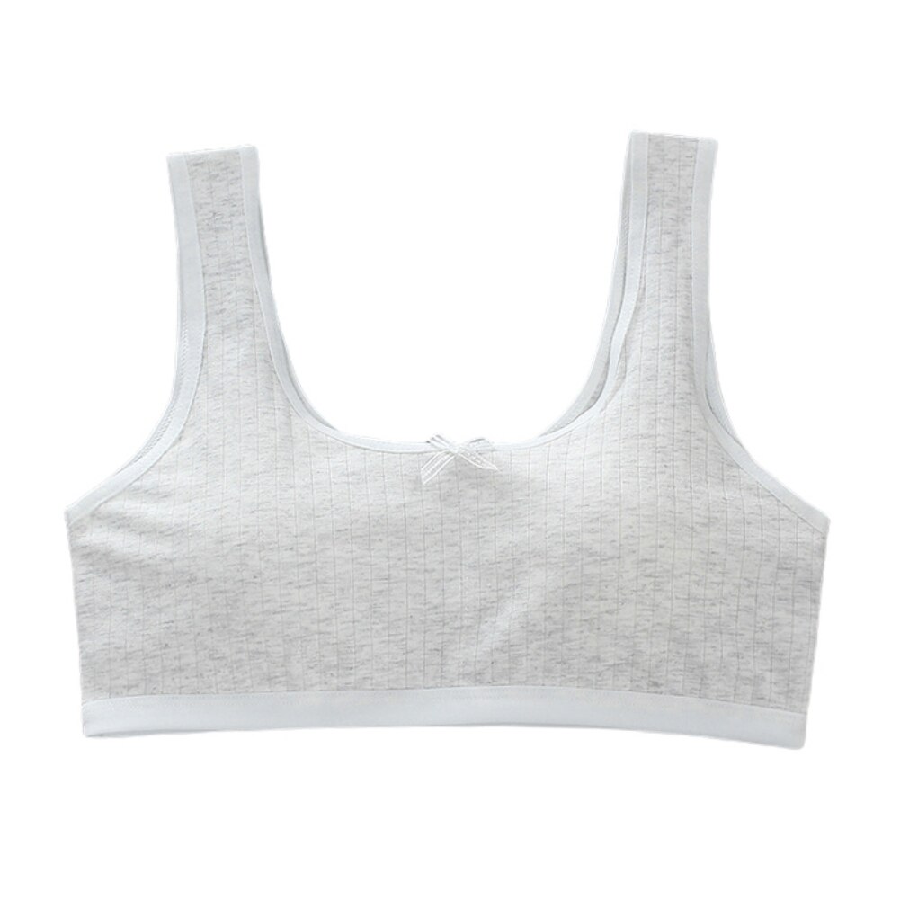 Intimo per bambini in cotone reggiseni per ragazze reggiseni imbottiti morbidi traspiranti per adolescenti reggiseni per ragazze: W