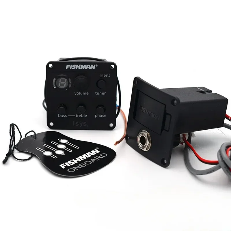 301 Band Akoestische Gitaar Pickup met Tuner Mic Blend Voorversterker EQ Tuner Beat Board Met Zachte Piezo 201