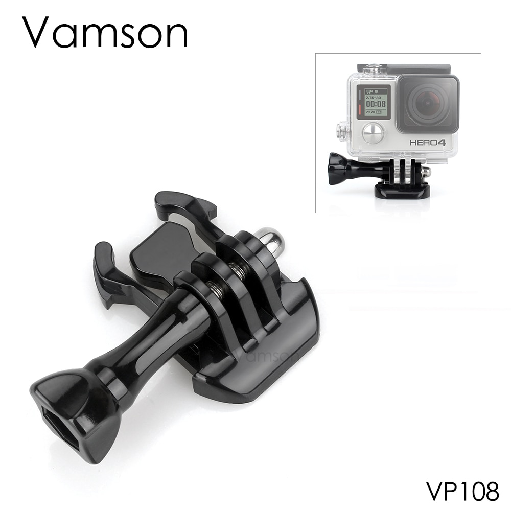 Vamson voor GoPro Accessoires voor Xiaomi voor yi Lange Schroef Base Mount voor Gopro Hero 8 7 6 5 4 3 + 2 voor SJ4000 voor SJCAM VP108