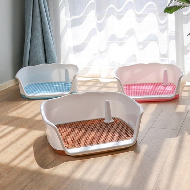 Detachable Portable Dog Toilet Plastic Double Layer Dog Pad Training Cat Puppy Pee Toilet Small Animal Pet Indoor Supplies