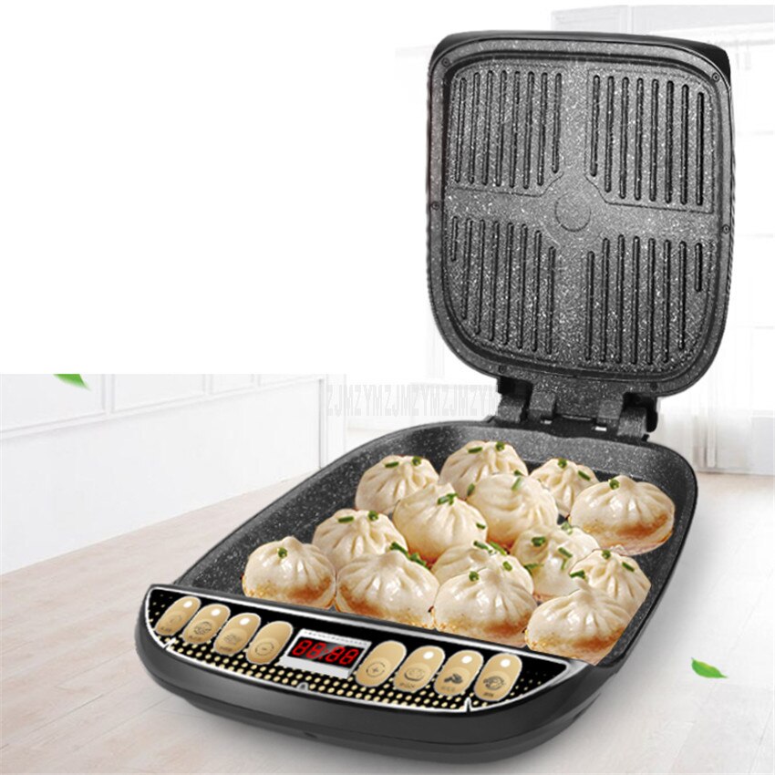 Hushåll elektrisk stekpanna non-stick pannkaksmaskin bakpanna dubbelsidig uppvärmning köttbiff stekmaskin rsd -b3266