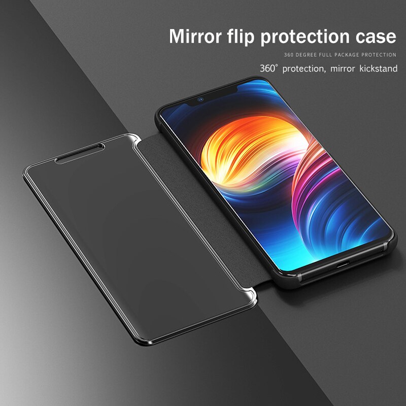 Für Xiaomi Redmi Hinweis 7 Fall Für Xiaomi Redmi 7A Licht Flip Buch Leder Abdeckung für Xiaomi Redmi 7 Smart spiegel Telefon fällen shell