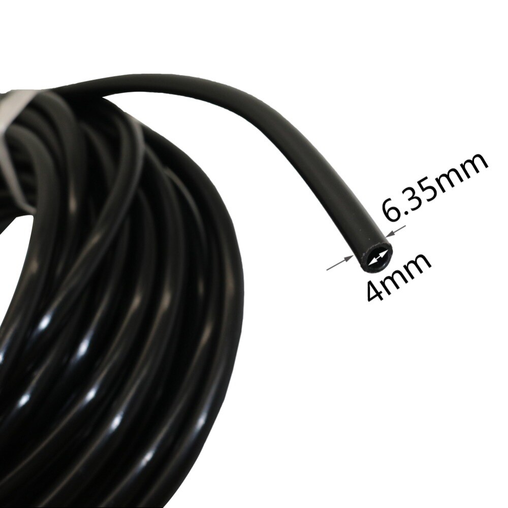20m 1/4 Inch PE Buis Binnendiameter 4mm Outter Diameter 6.35mm Tuin Irrigatie Landbouw Pijp Voor Lowpressure mist Systeem