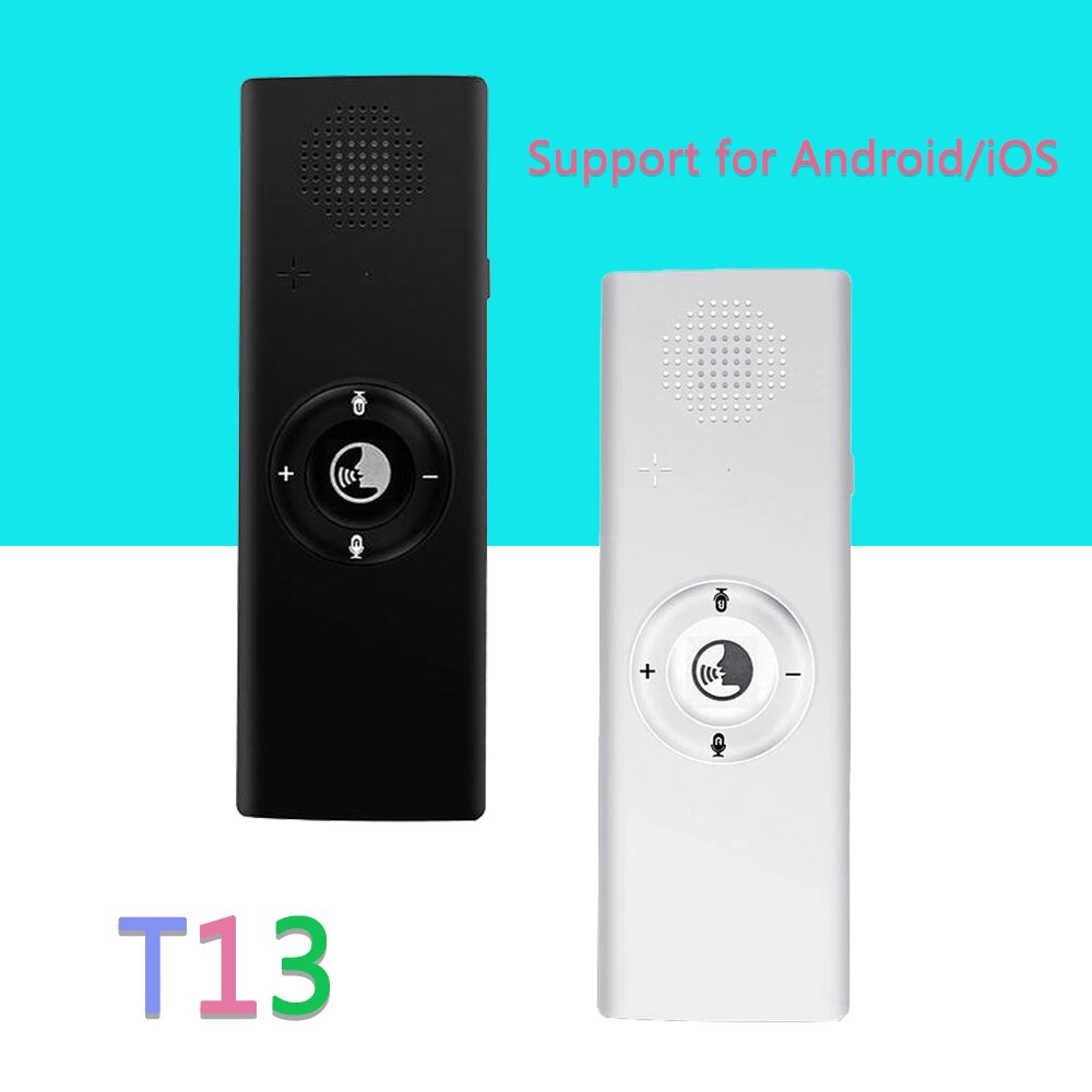 Máquina de traducción T13, dispositivo inteligente de traductor de voz, herramienta de traducción instantánea multilingüe en tiempo Real