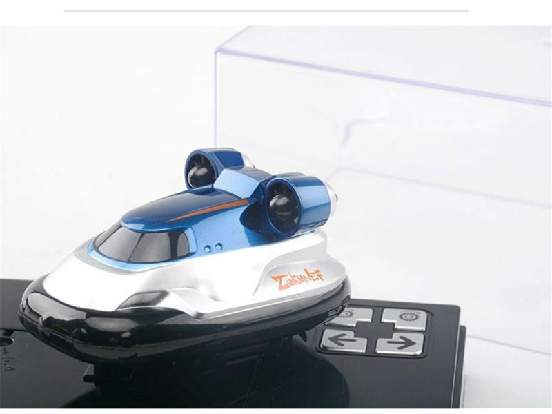 2.4G Wireless Mini Hovercraft Toy Water Electric Remote Control Boat Speedboat##