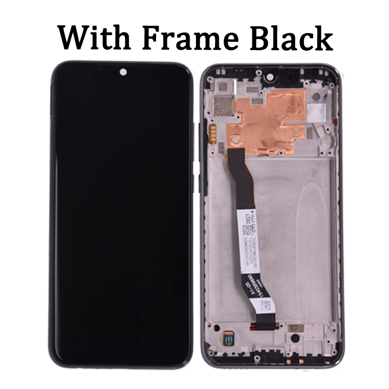 Para Xiaomi Redmi Note 8T pantalla LCD MONTAJE DE Panel digitalizador con pantalla táctil M1908C3XG piezas de repuesto para teléfono: Azul