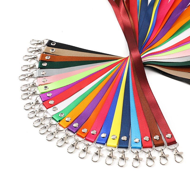 10 stuks veiligheid hangende nekkoord sleutelhanger lanyard nekkoord telefoon lanyard voor mobiele telefoon ID naam badge houder sleutelhanger: Default Title