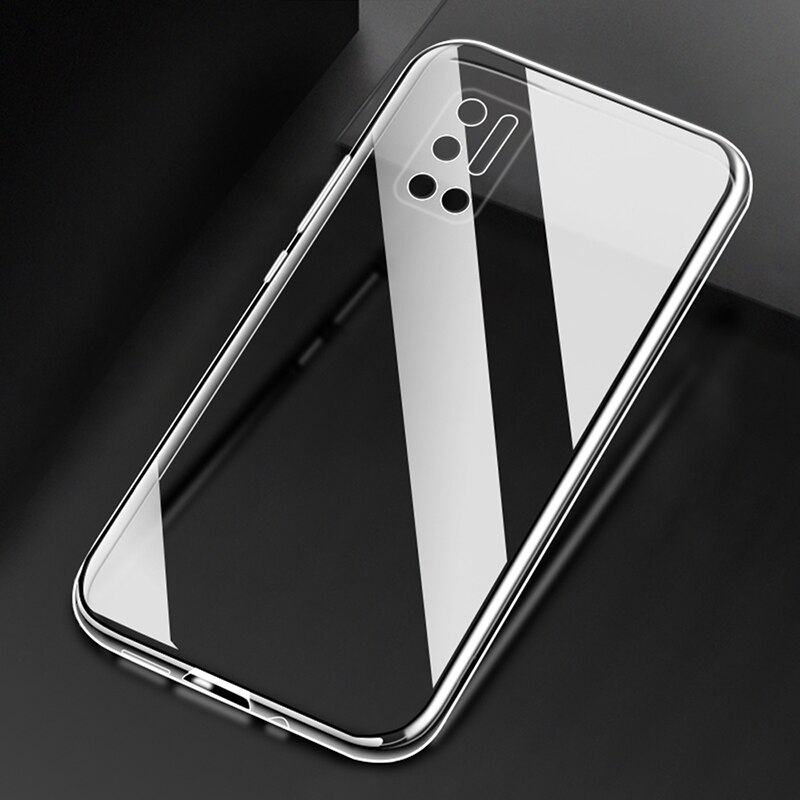 Transparante Telefoon Case Voor Doogee N40 Pro Case Ultra Thin Clear Soft Tpu Case Cover Voor Doogee N40 Pro Soft zwart Tpu Case Coque: Transparent Case