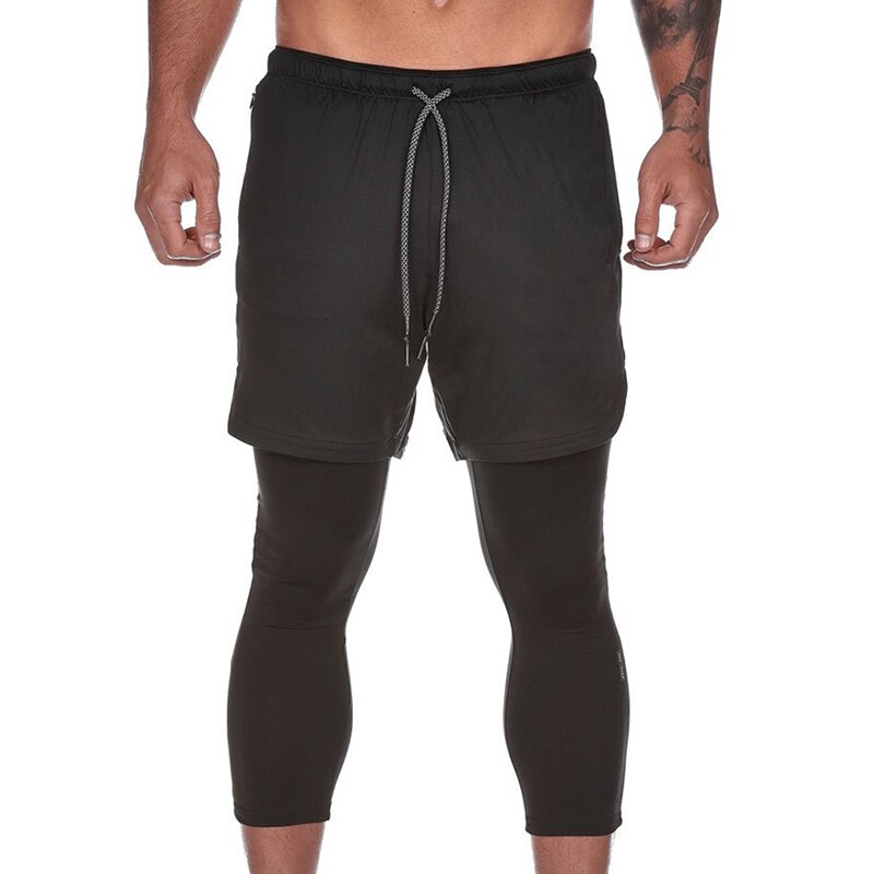 Gym Mannen Fitness Training Oefening Broek Zakken Training Broek Workout Atletische Voetbal Gym Broek Mannen Joggingbroek: Xxxl / black