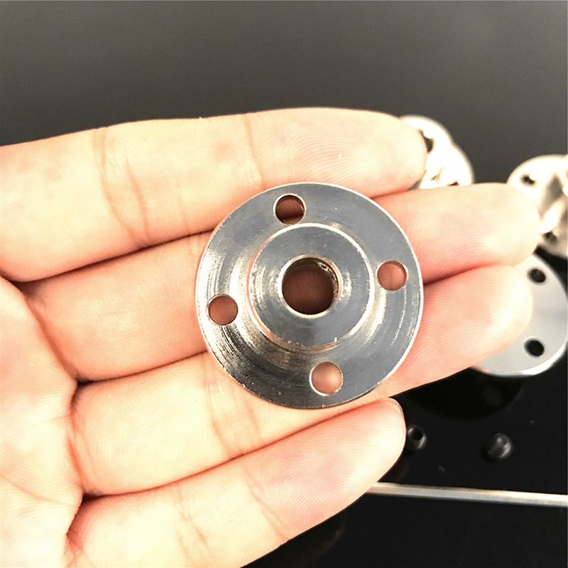Disc Shaft Couplings 3-12mm Flange Coupling Rigid Flange Plate Shaft Coupler Wheel Shaft 3mm Couple Chain 5mm