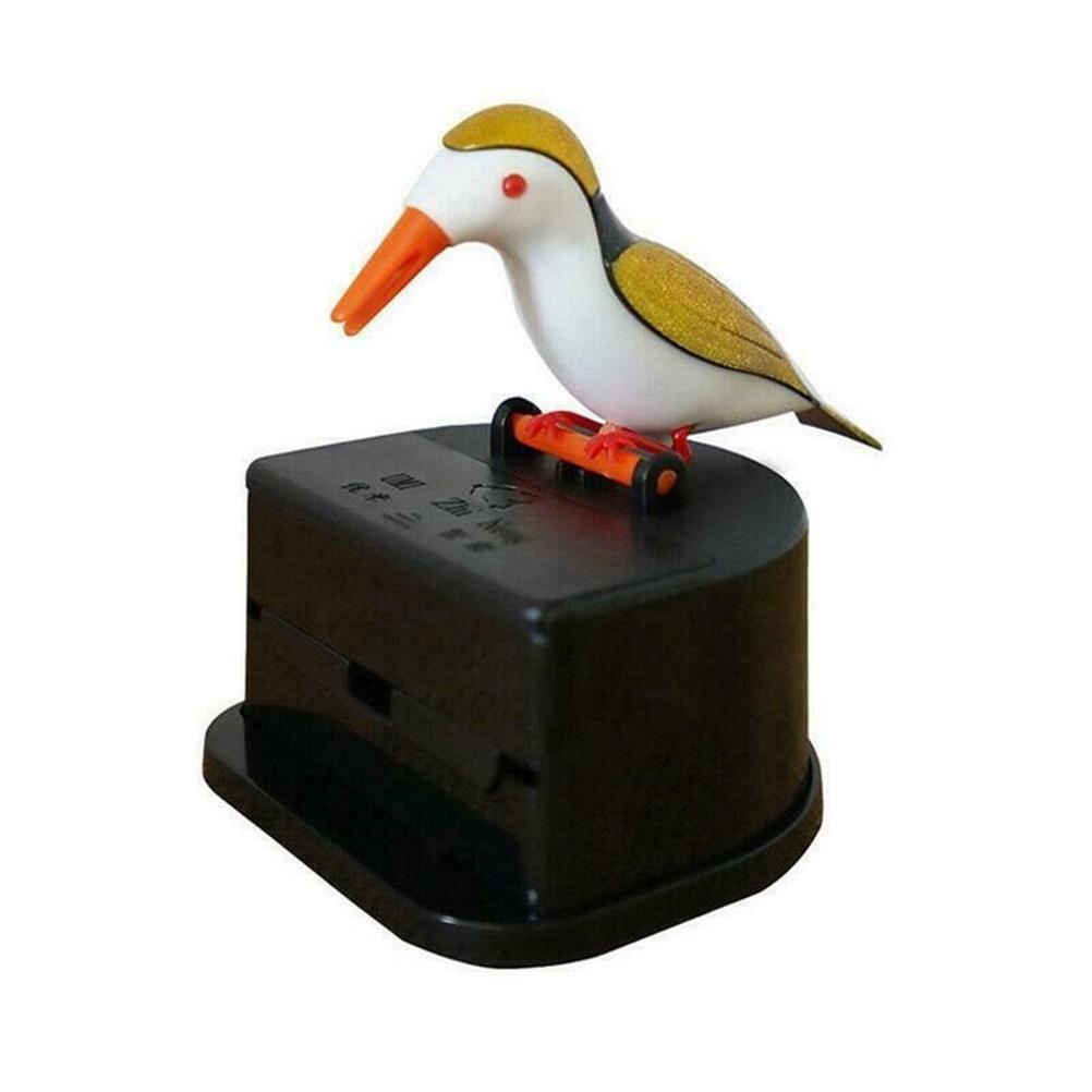 Distributeur automatique de cure-dents d&#39;oiseaux, boîte de cure-dents d&#39;oiseaux, pic-bois, boîte de cure-dents de Table, étui de rangement amusant