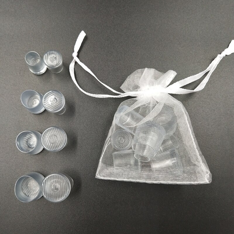1 par de protectores de tacón de aguja alto de PVC S/M/L/XS tapones de talón tapas de zapatos Kit de cuidado de zapatos de plástico