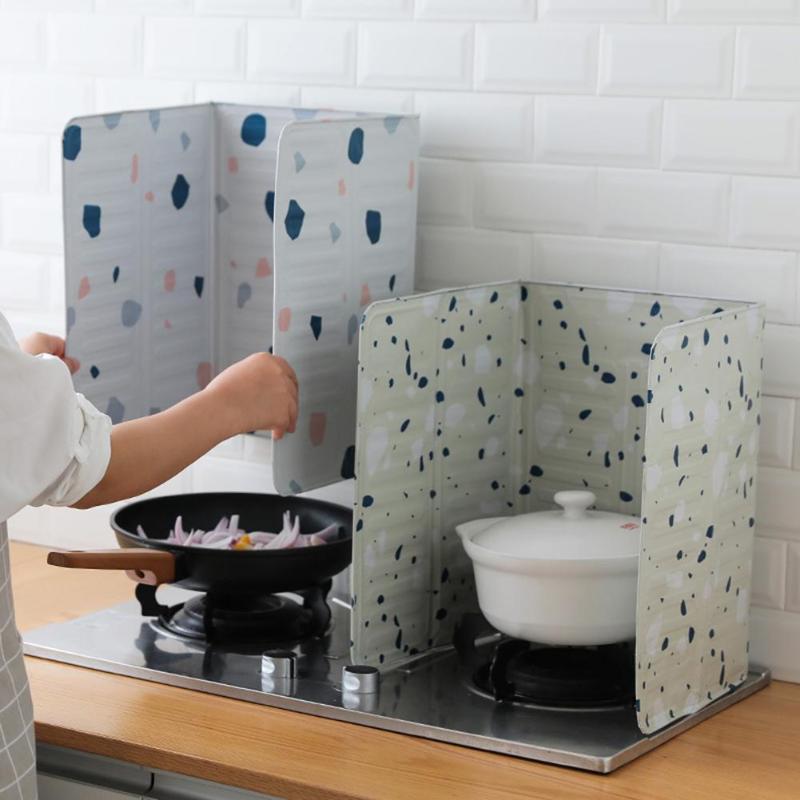 Olie Splash Guard Koken Koekenpan Splash Proof Baffle Olie Guard Weerstand Kachel Verbranden Proof Covers Board Gasfornuis