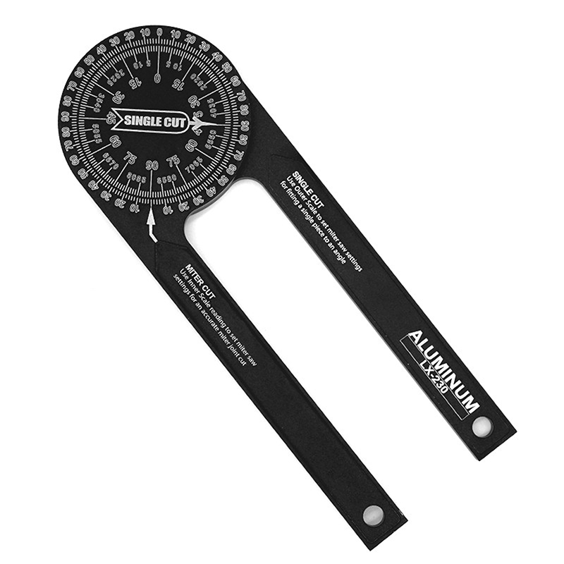 Miter Saw Protractor Angle Finder For Woodworking Aluminum Angle Measuring Tool For Trim Angle Duplicating Tool Miter Duplicator