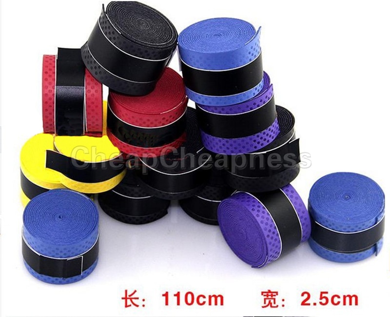 1 stk tennis badminton squash ketsjer fiskestang svedbånd kort praktisk anti-spring stretchy overgrips grip tape