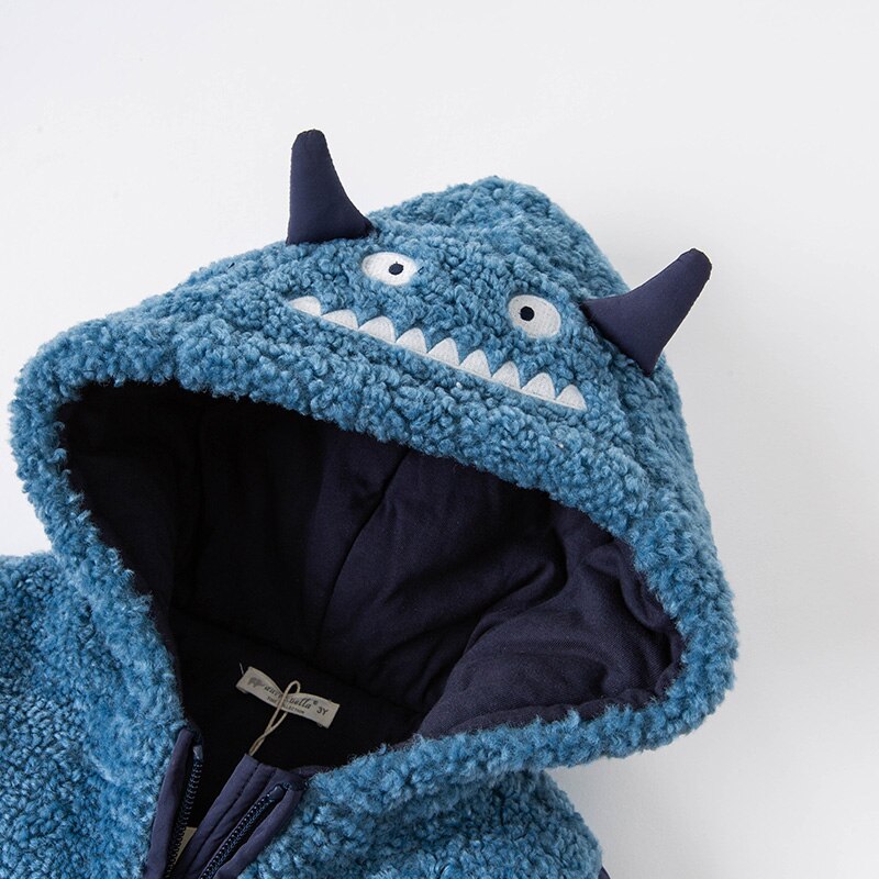 David bella – manteau d'hiver à capuche pour bébés garçons, rembourré, à la , dessin animé, vêtements d'extérieur pour enfants en bas âge, DBX15347