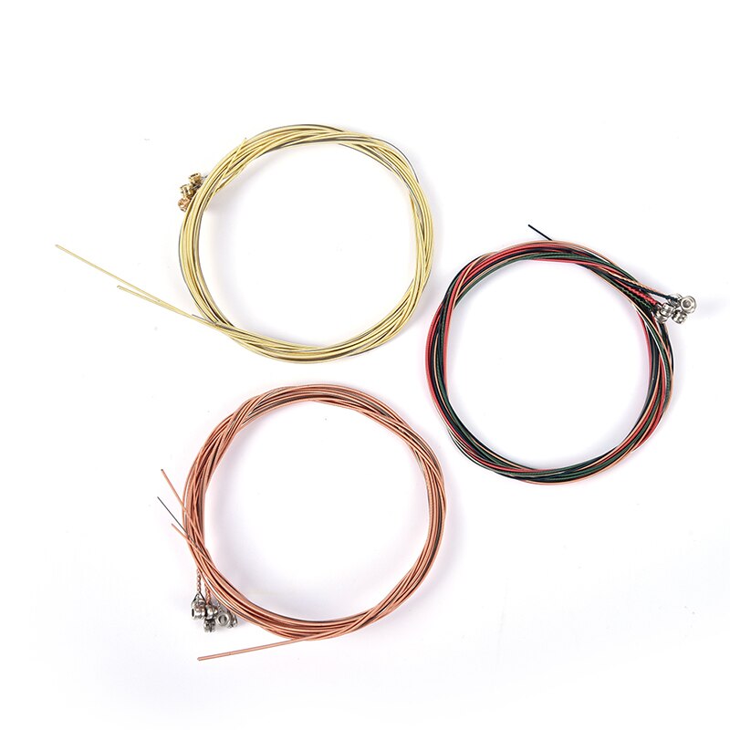 6Pcs/Set Guitar Strings Classical Guitar String Set Pure Copper Strings E-A for Acoustic Folk Guitar Classic Guitar