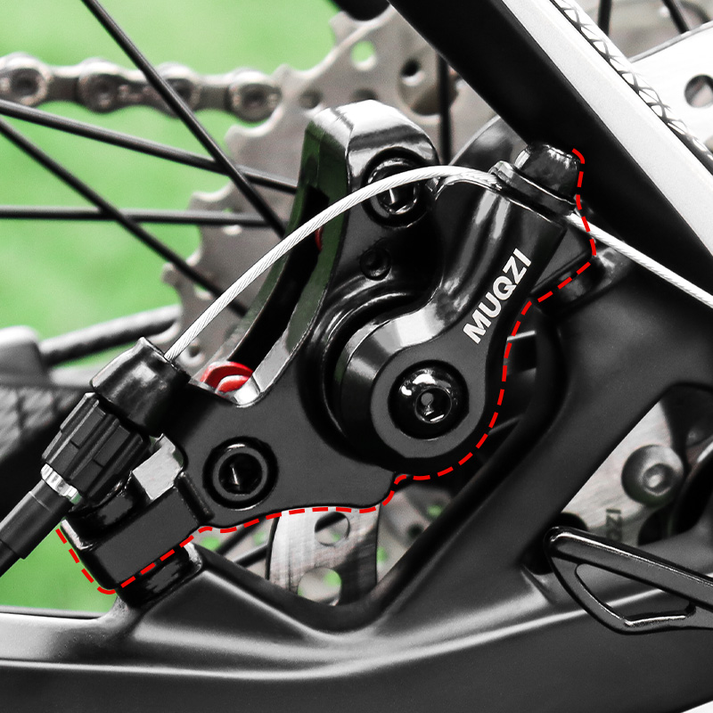 MUQZI Disc Brake Kit Bike Disc Brake Caliper Bicycle 22.2mm Brake Lever MTB Road Bike Cable 140mm 160mm Brake Rotor