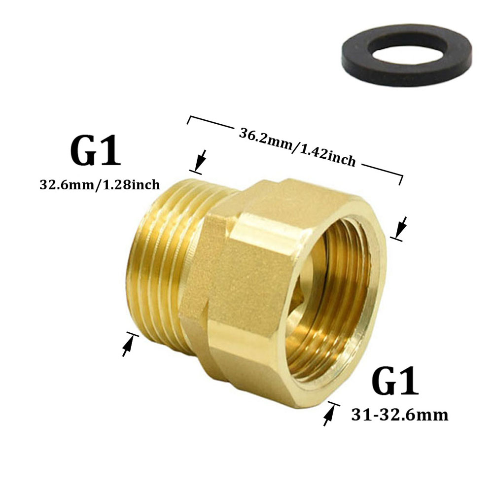 Durcheinander 1/2" 3/4" 1" Außengewinde Verbinder Wasserhahn 90 Grad Winkelverschraubungen Rohrverbinder drehen G1/2 G3/4 G1 Wasserverbindung: Weiß