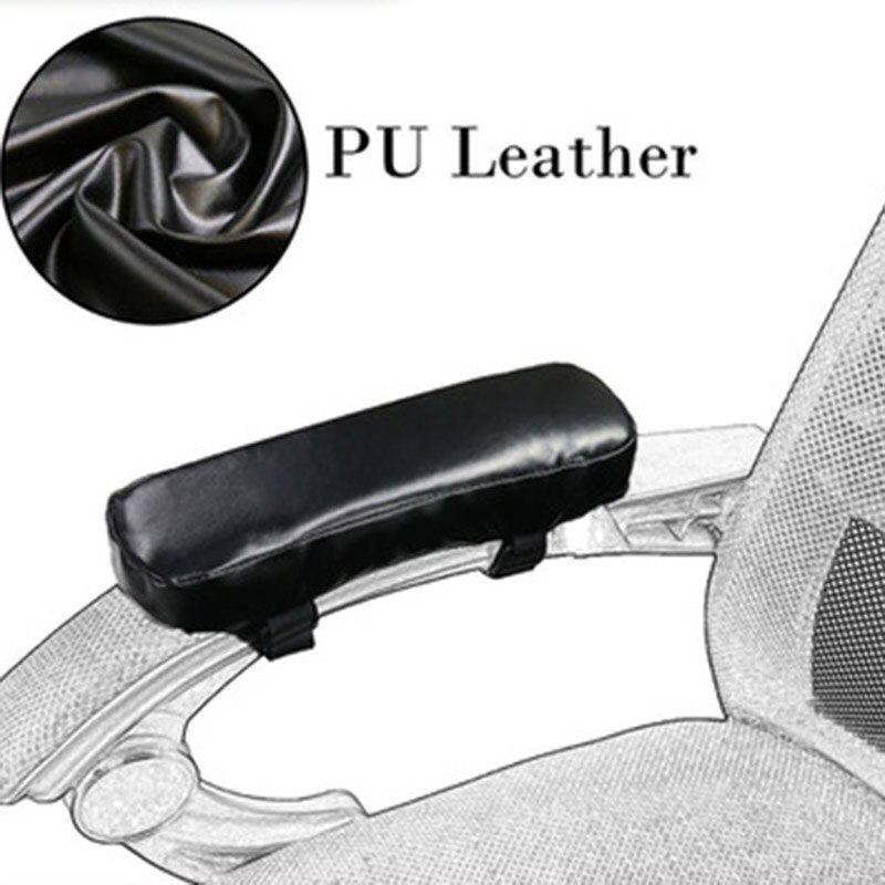 Kantoor Rolstoel Armsteun Pad Set Elleboog Pijnbestrijding Pad Memory Foam Pu Leder Comfortabele En Praktische