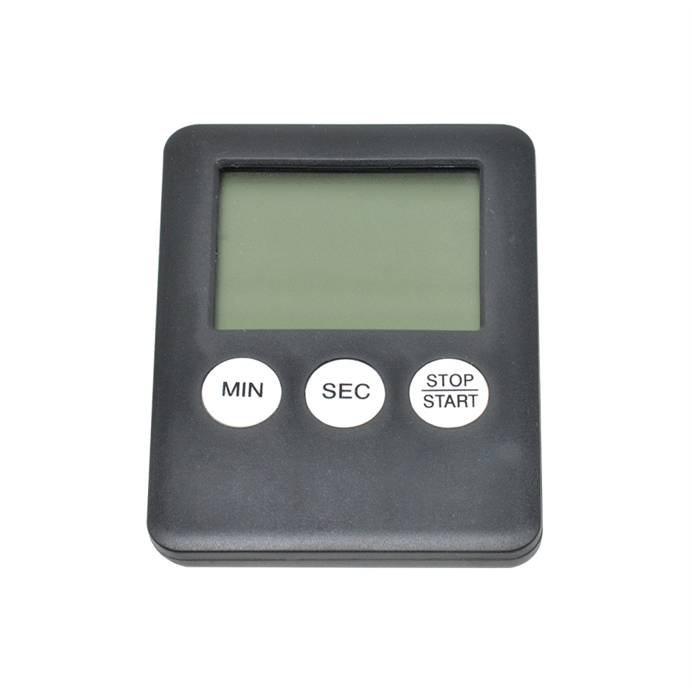Magnetisk køkkenur digital madlavning bagning lcd nedtælling op høj alarm nedtælling vækkeur magnetur søvnur køkken sup